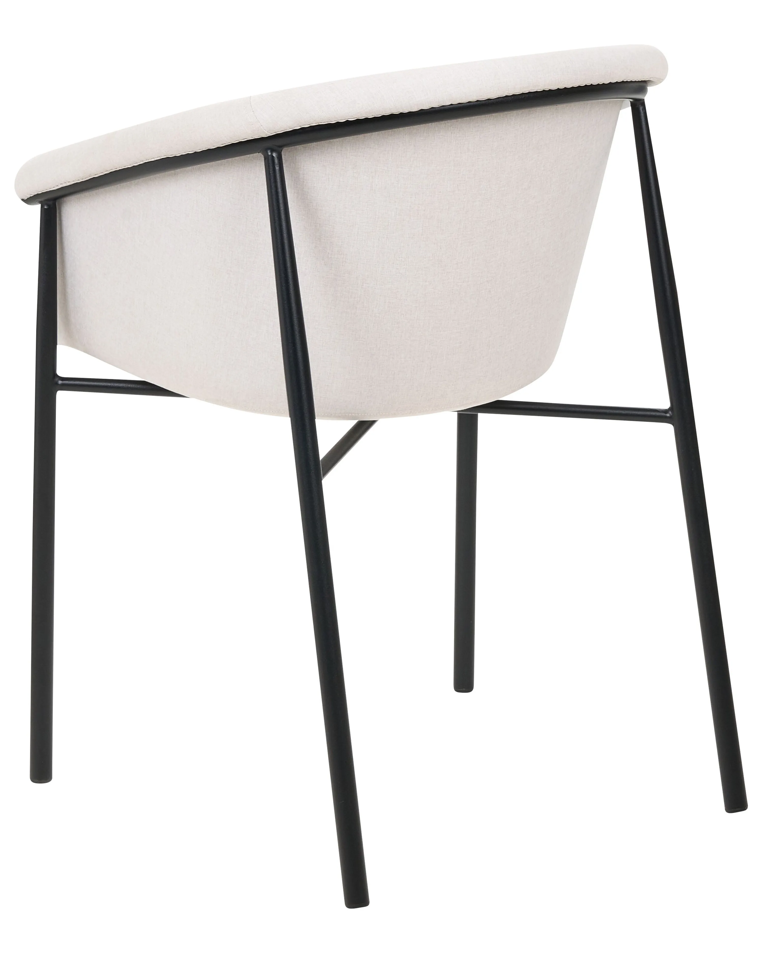 Set van 2 eetkamerstoelen AMES Lichtbeige