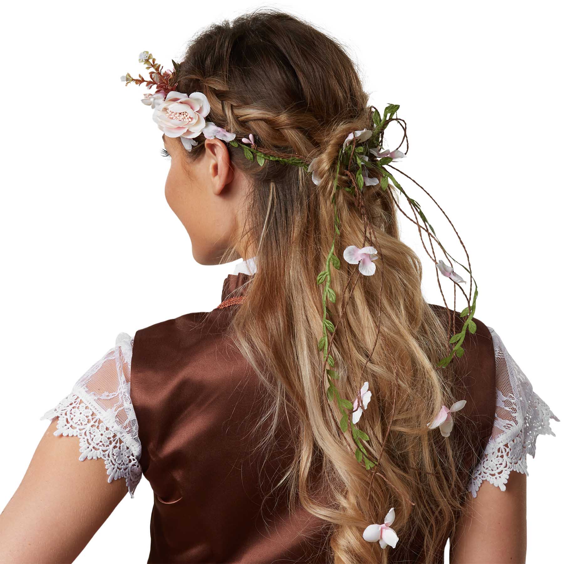tectake® Blumenkranz Wiesenglück