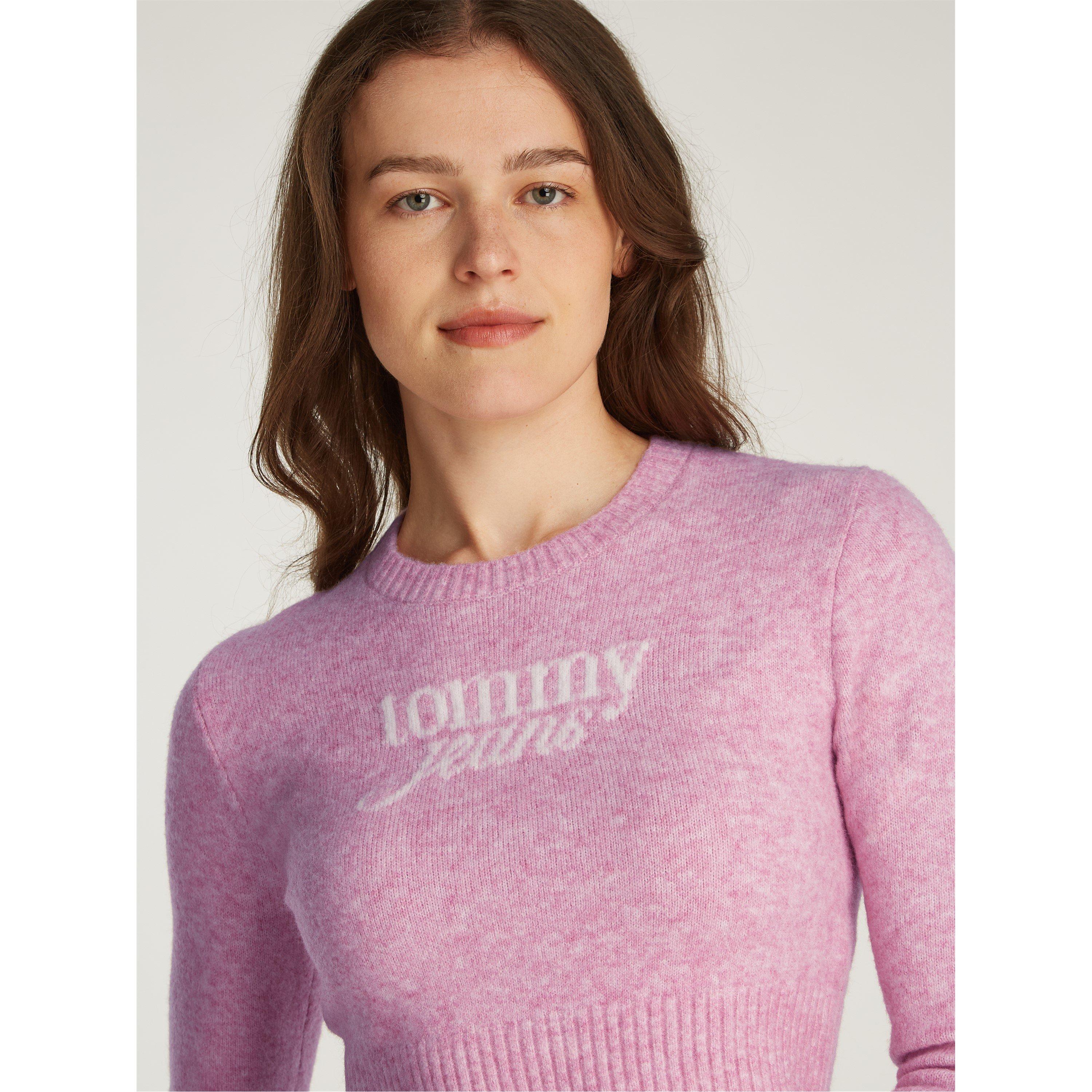 Tommy Jeans TJW CRP SCRIPT SWEATER EXT