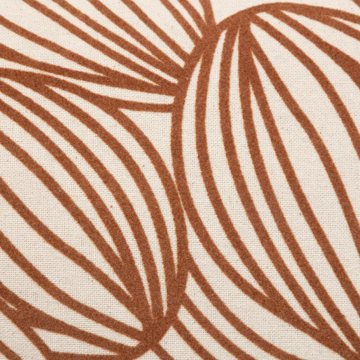 COUSSIN COTON FLOQUE AUTOMNE RUSTY 30X50CM