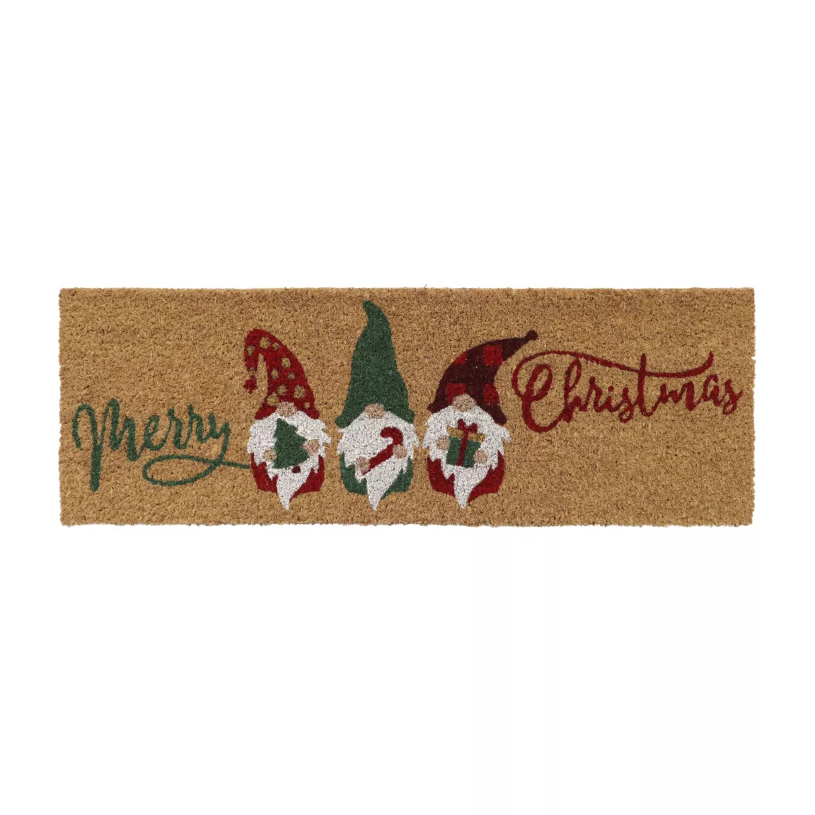Paillasson de Noël coco (25 x 75 cm) Lutins de Noël Multicolore