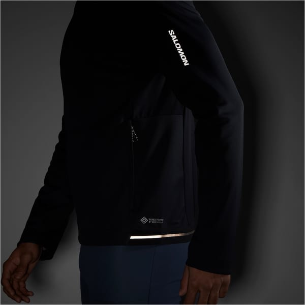 Veste ski de fond SALOMON GTX® SSHELL JKT M DEEP BLACK