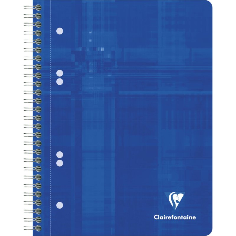 Cahier spirale Clairefontaine Metric 14,8 x 21 cm  assorti - 5 x 5 - 160 pages
