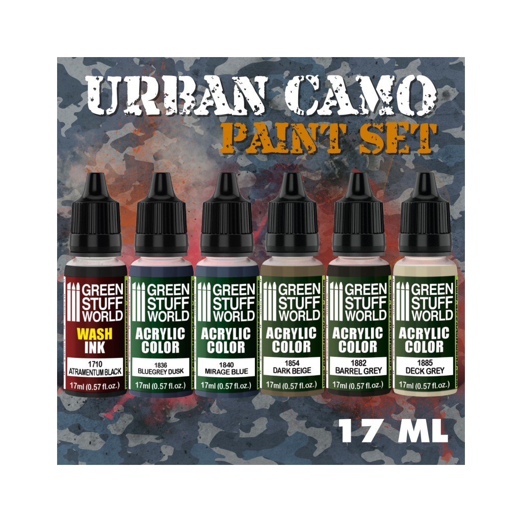Set de Peinture - Camouflage Urbain