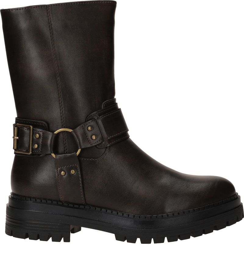 POSH by Poelman Bikerboots Bruin Dames