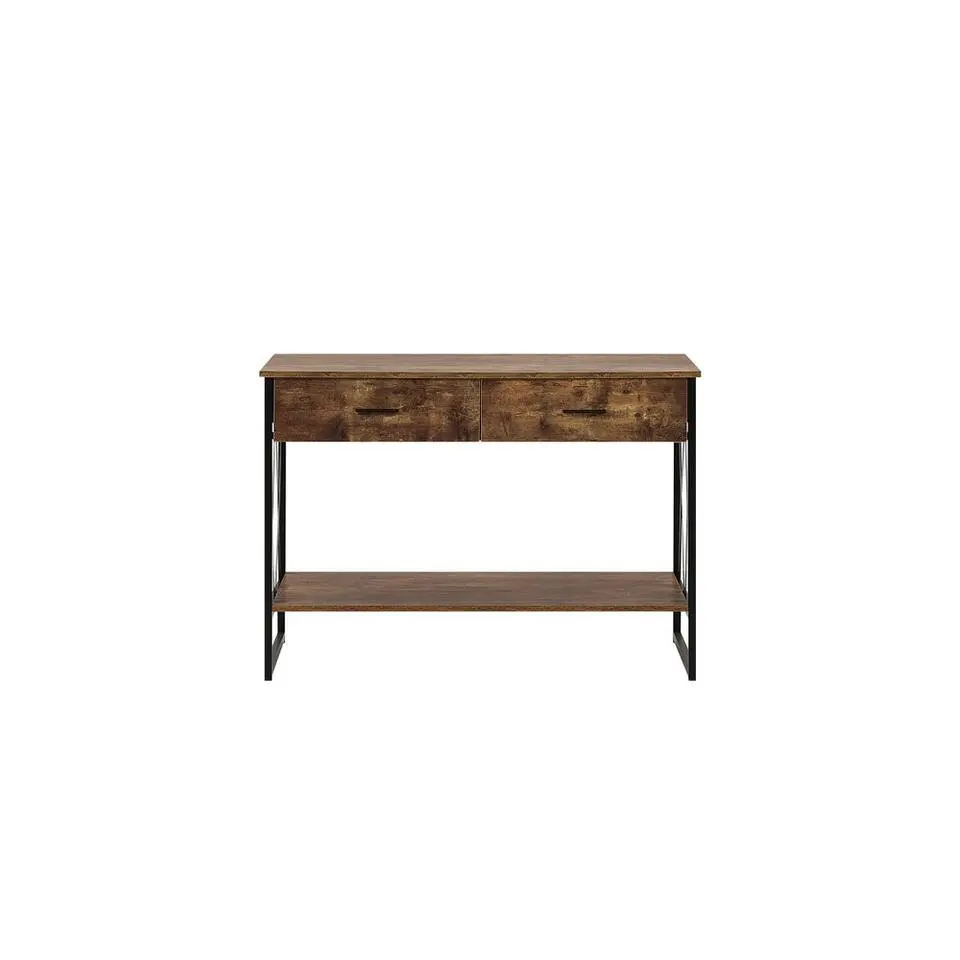 AYDEN - Consoletafel - Donkere houtkleur - MDF