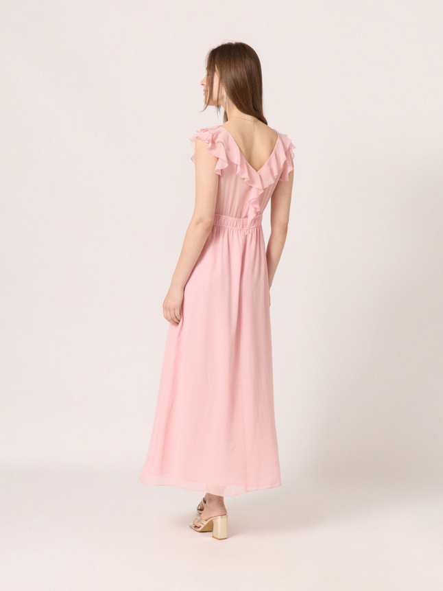 Robe longue cintrée