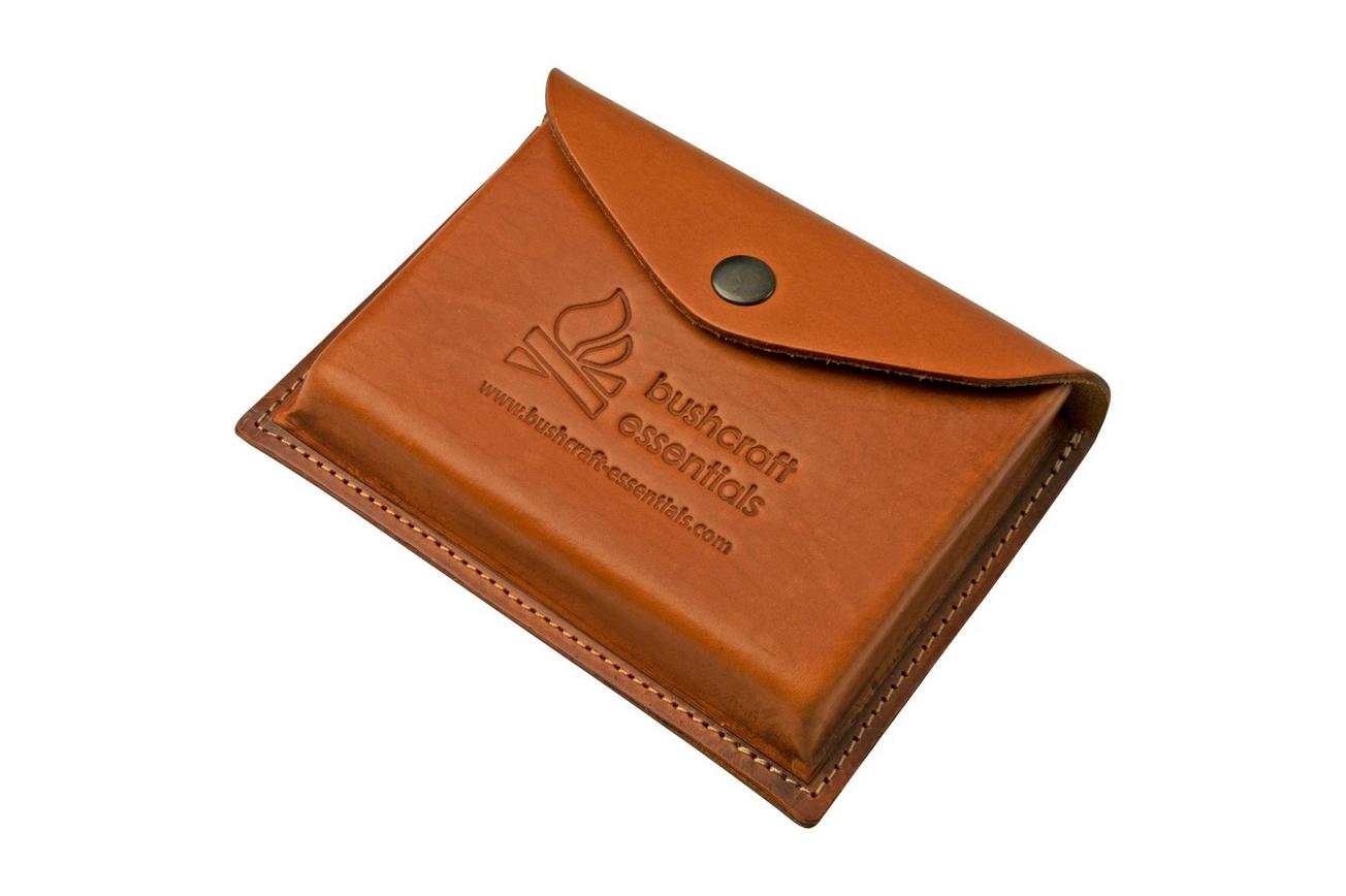 Bushcraft Essentials Leather Pouch Bushbox LF, leren foedraal voor de Bushbox LF