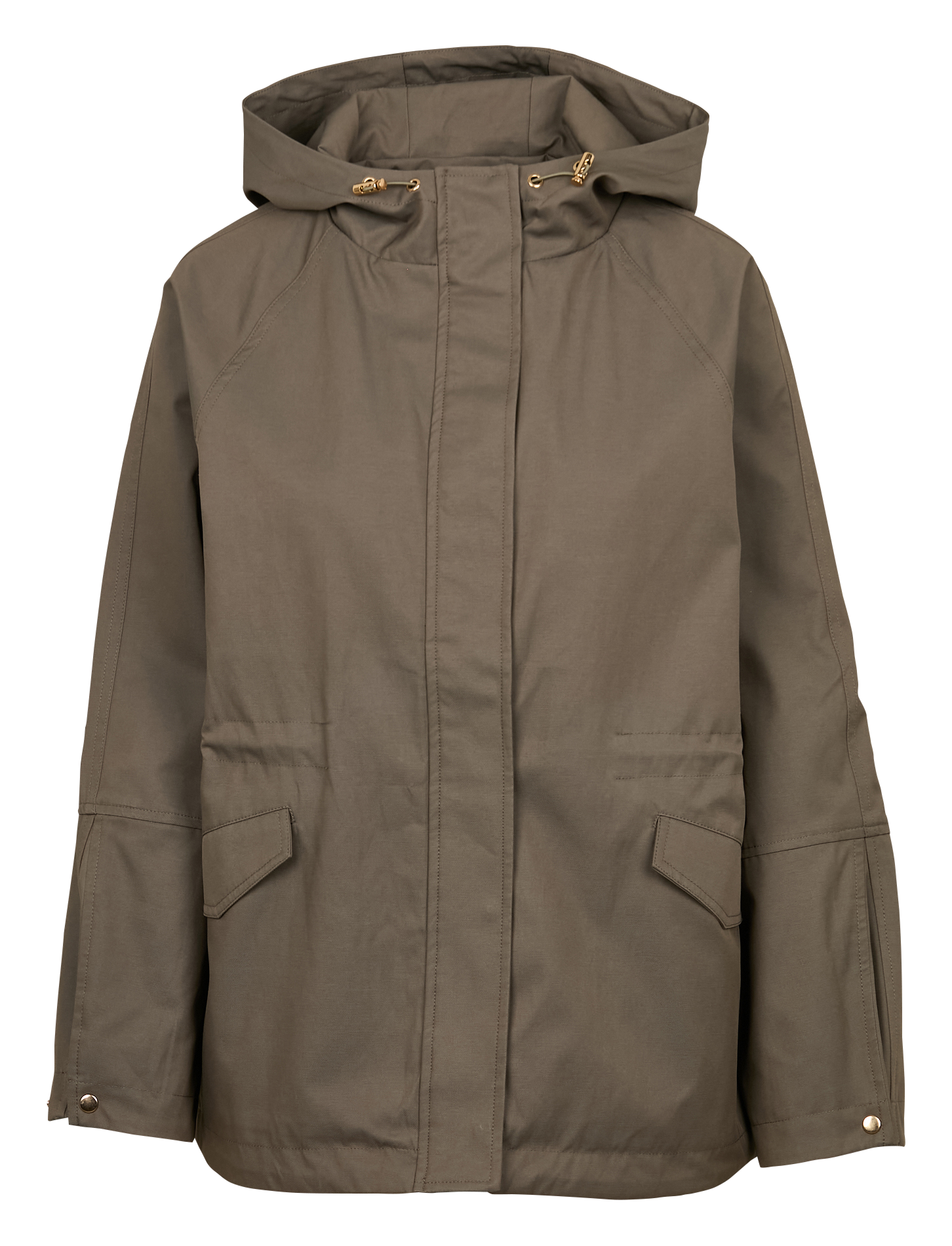 ANNETTE - Parka en coton mélangé | Vert