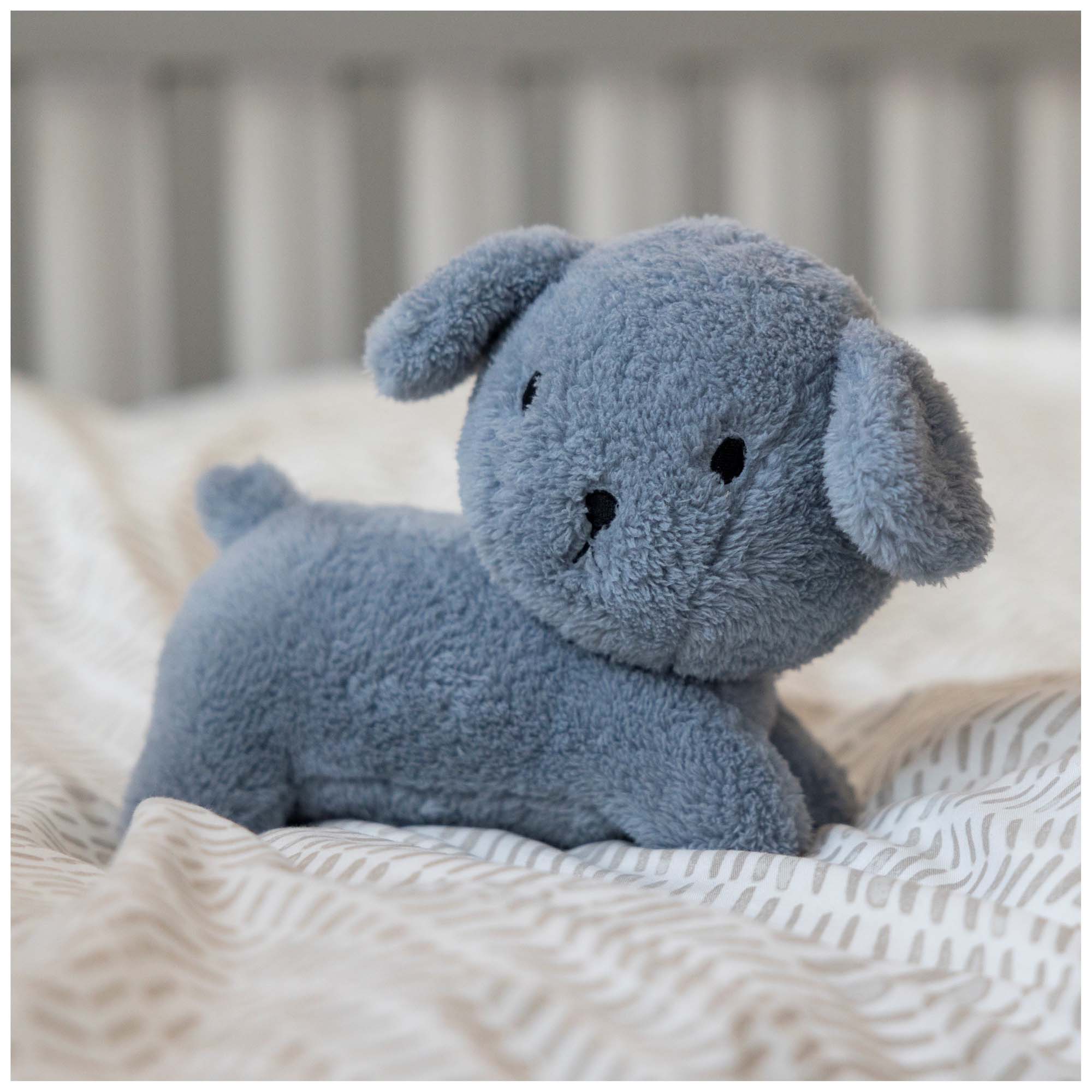 Nijntje Snuffie knuffel Fluffy Blue 25cm blauw