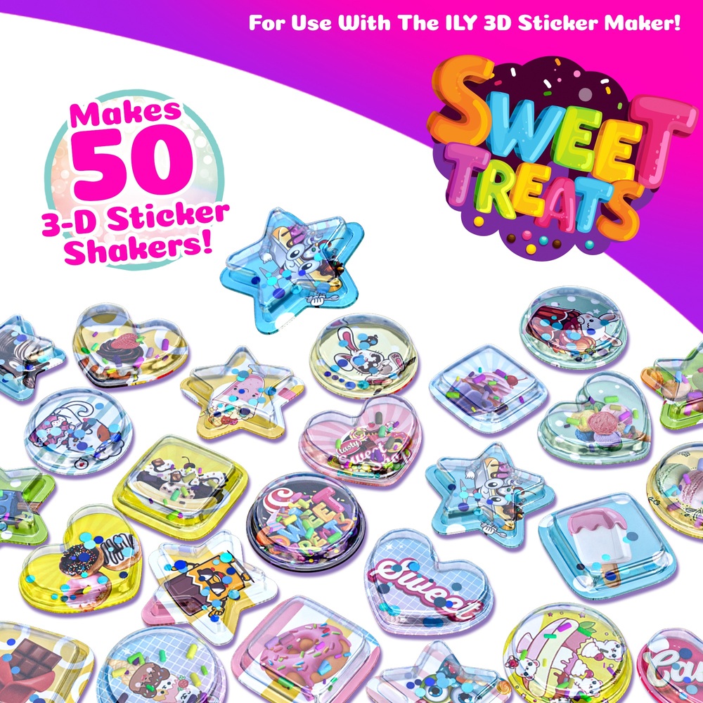 3D-Sticker-Maker-Starterpaket – Süße Leckereien