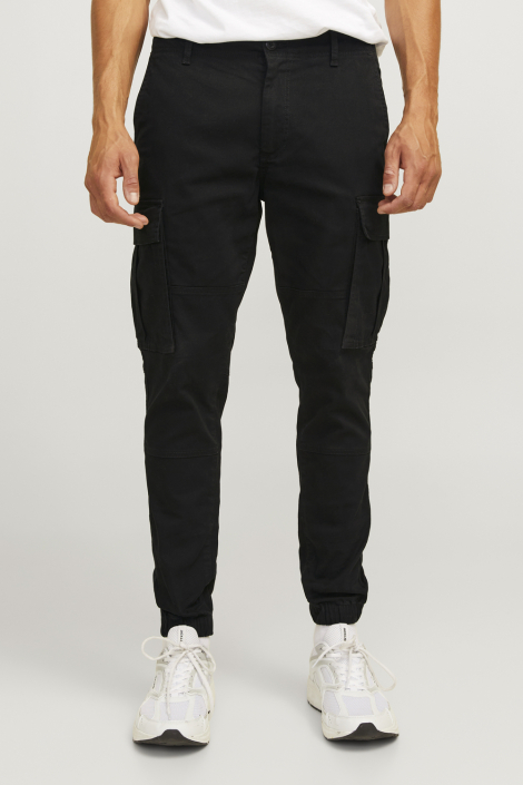 JJ Rebel zwarte heren broek