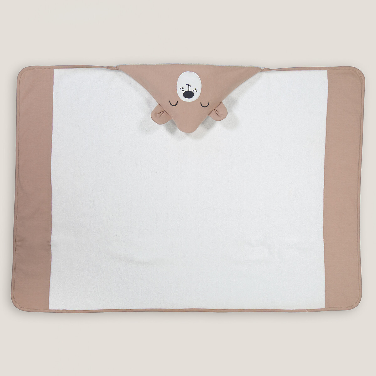 COLEÇÕES LA REDOUTE<br>Capa com capuz, tecido felpudo bouclette 400 g/m²