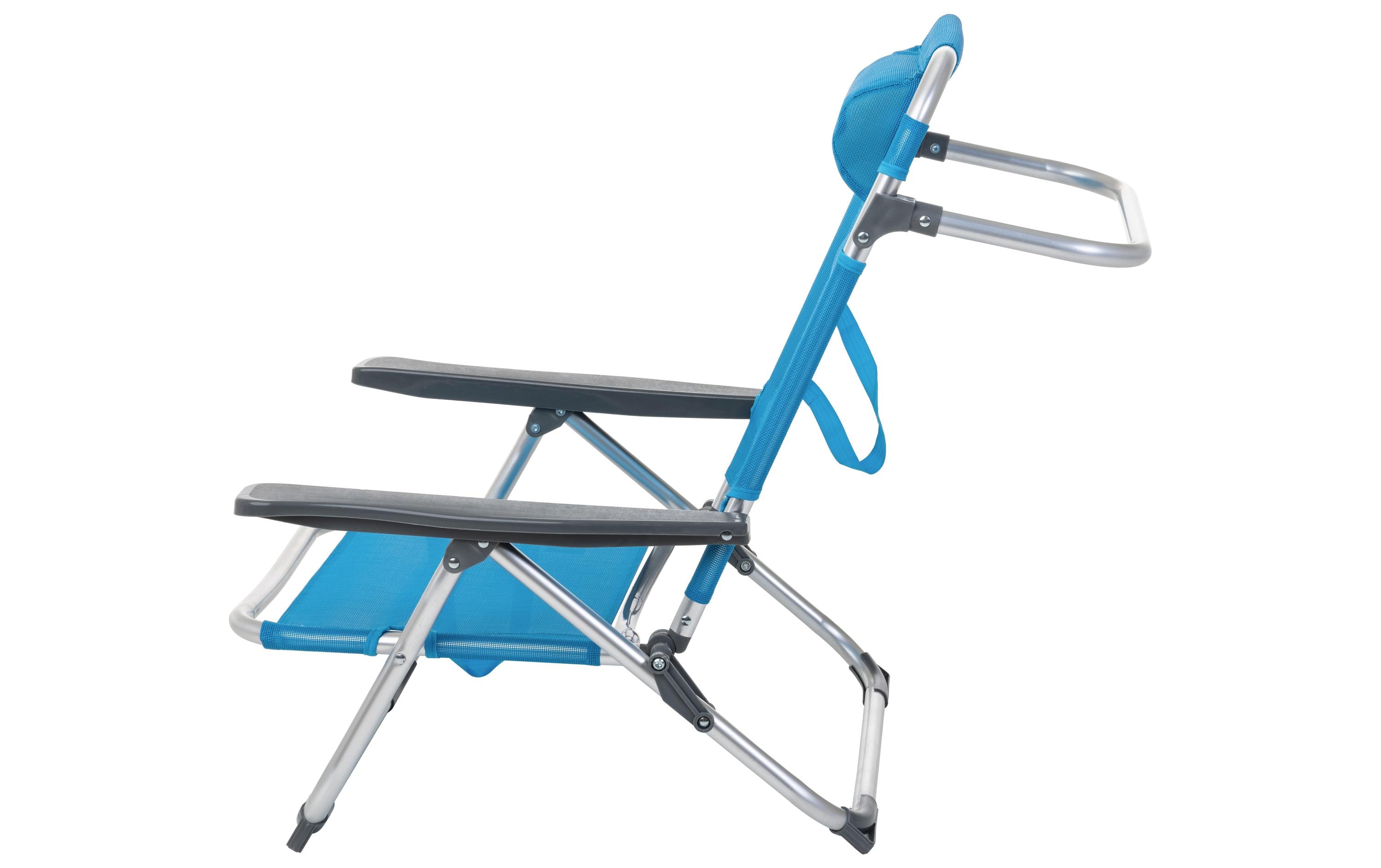 Strandstuhl Arieenzo, Blau, 2 StückGemütliche Campingstühle