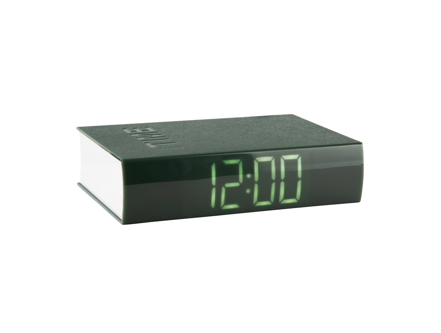 Alarm clock Book LED ABS jungle green