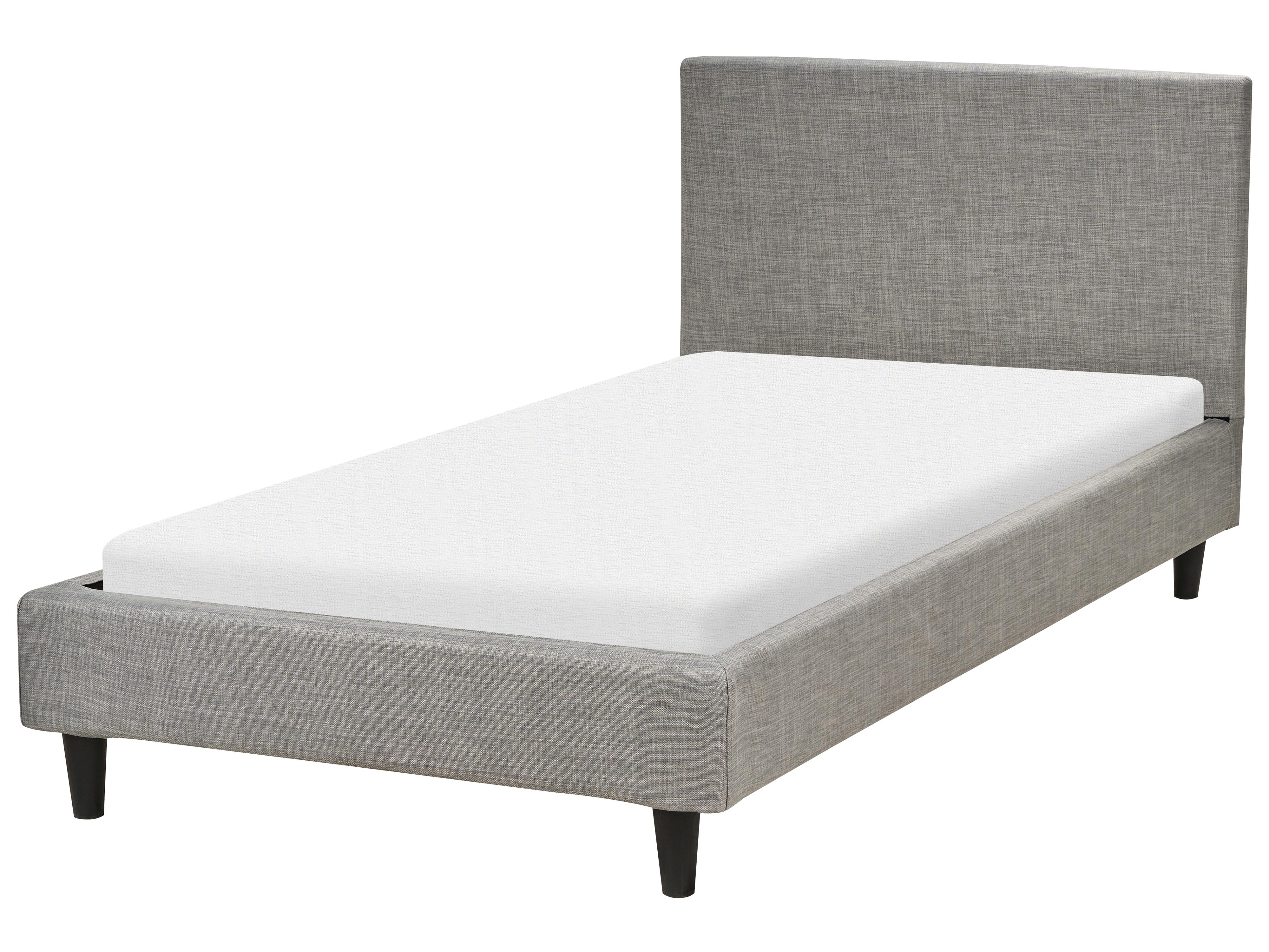 Bed Stof FITOU 90 x 200 cm Lichtgrijs