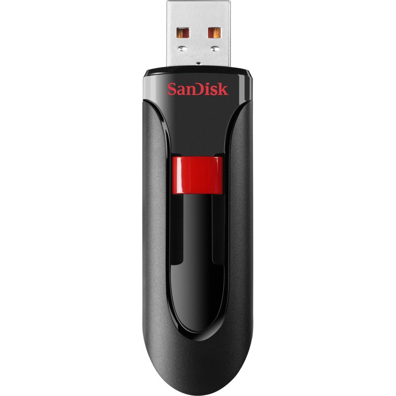 SanDisk Cruzer Glide lecteur USB flash 32 Go USB Type-A 2.0 Noir, Rouge