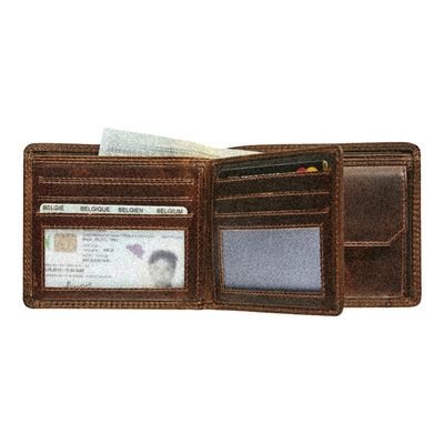 Maverick The Original - Portefeuille RFID avec poche pour la monnaie - cuir