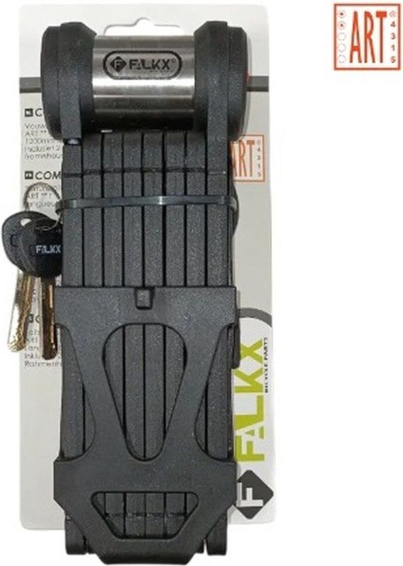 Falkx - Compact Vouwslot - zwart - ART-2 Gecertificeerd - incl. Framehouder