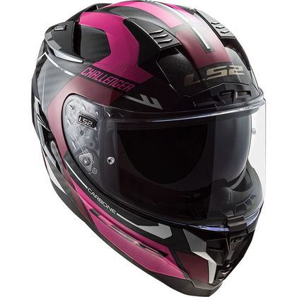Casque LS2 FF327 CHALLENGER CARBON - THORN - Rose