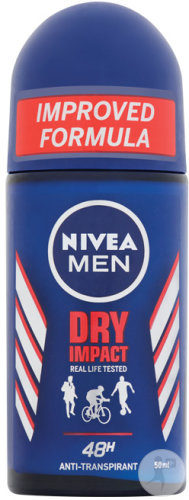 Nivea Men Dry Impact Déodorant Roll-On 48h Anti-Transpirant 50ml