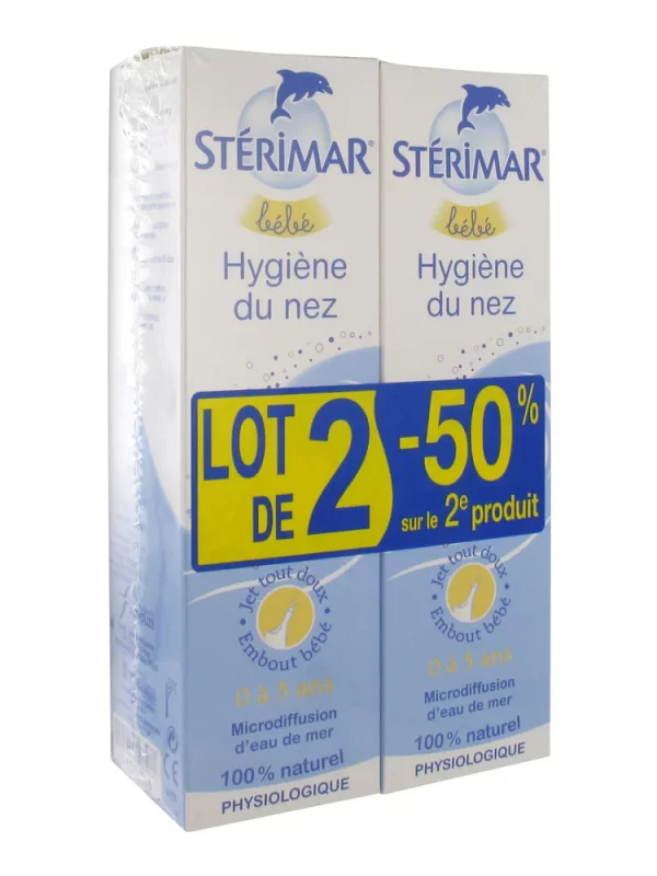 Stérimar Bébé Hygiène du Nez - 2x100ml