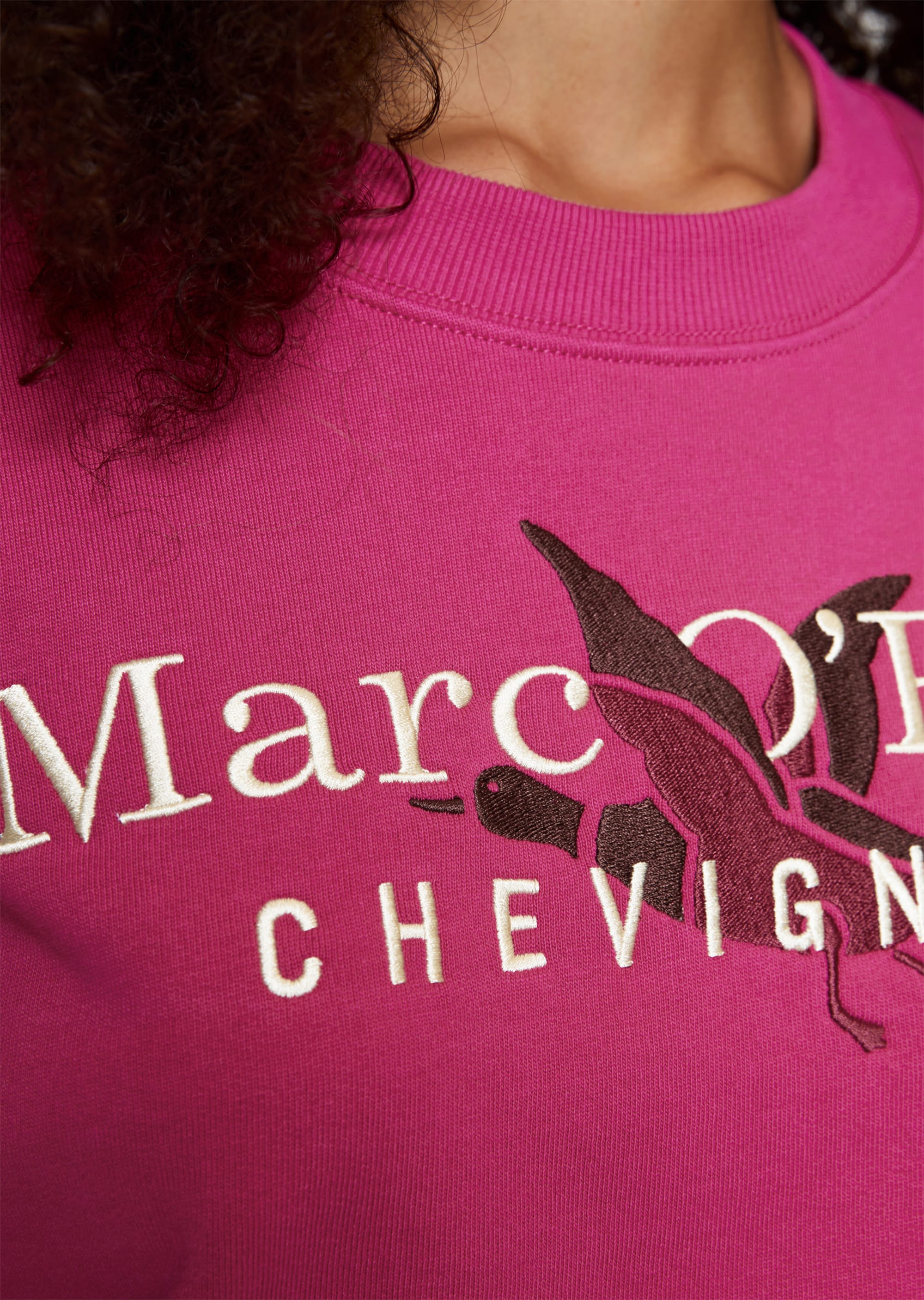 MO'P X CHEVIGNON Sweatshirt regularmit Logo-Stickerei auf der Brust