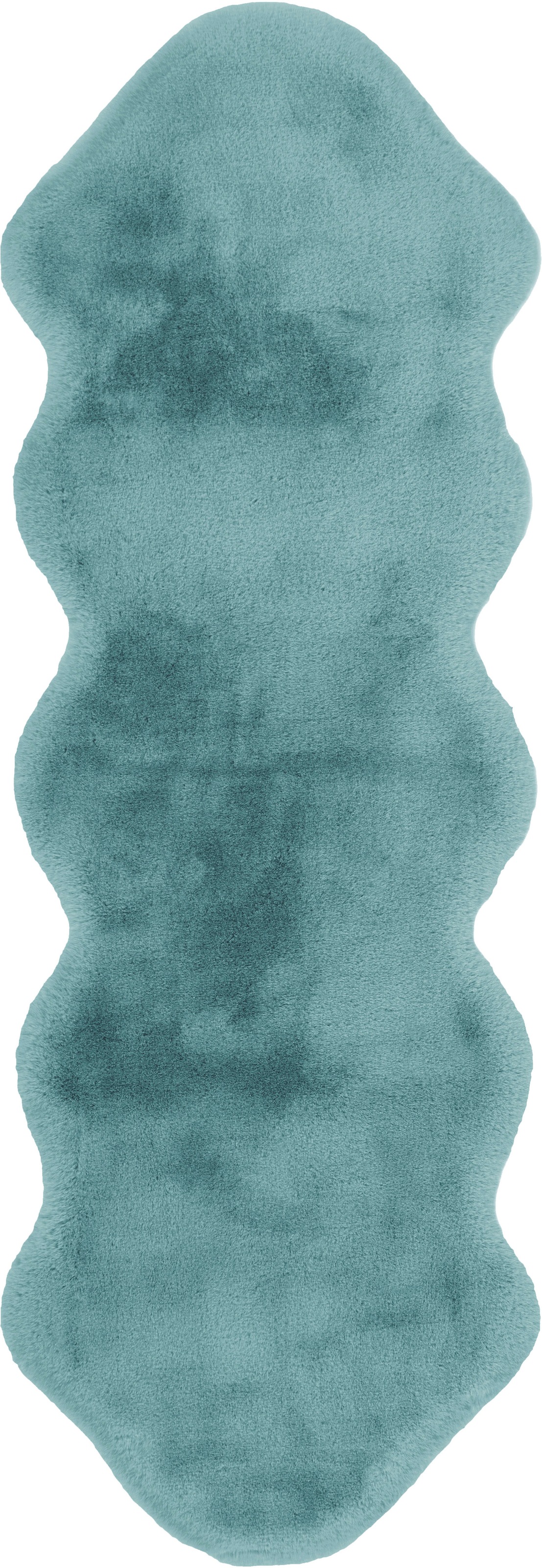 Arte Espina Fellteppich »Rabbit 300« fellförmig 35 mm Höhe Kunstfell, Kaninchenfell-Haptik, supersoft, ideal als Bettvorleger