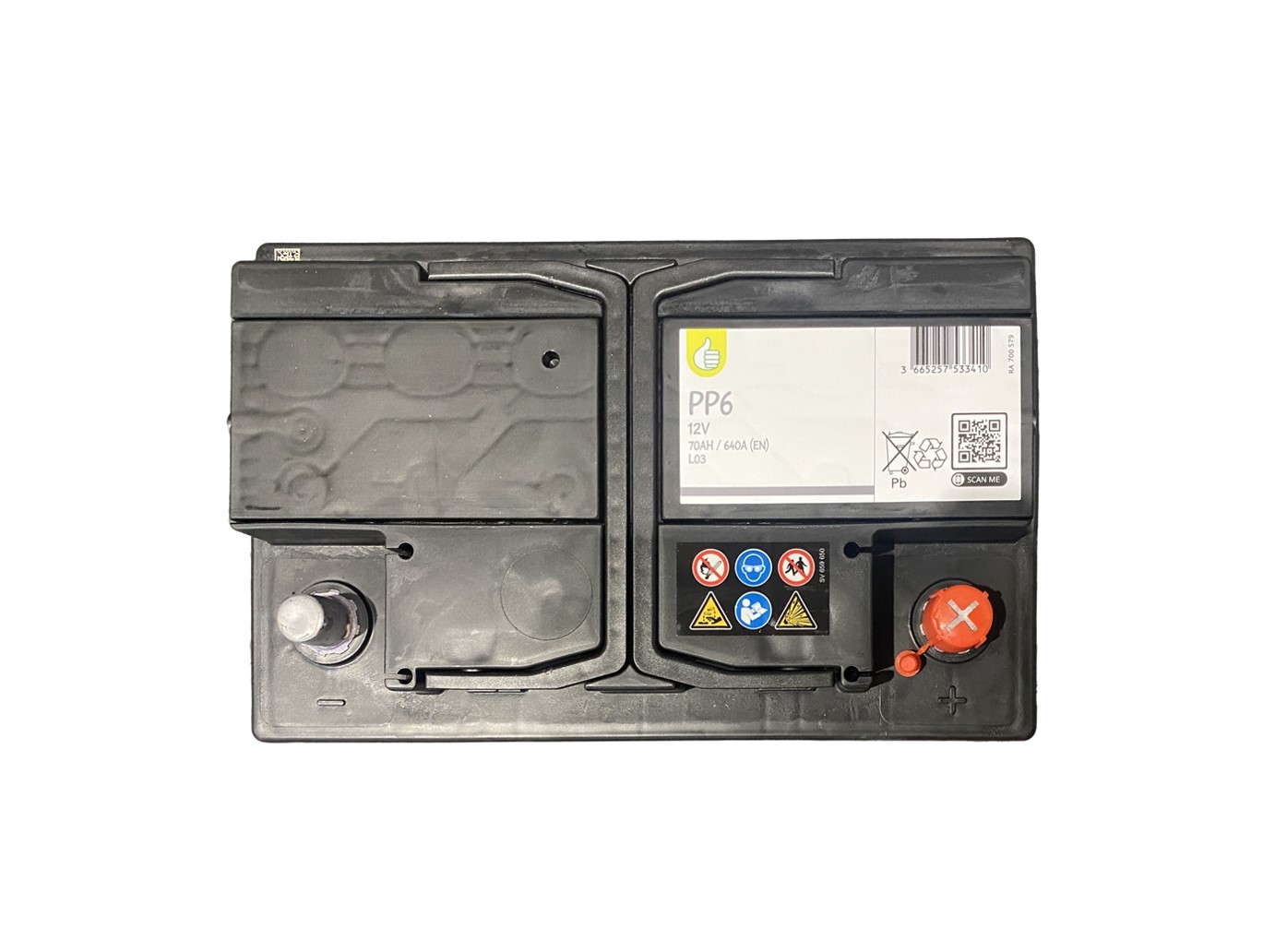 BATERIA AUTO POLEGAR PP6 70AH/640A