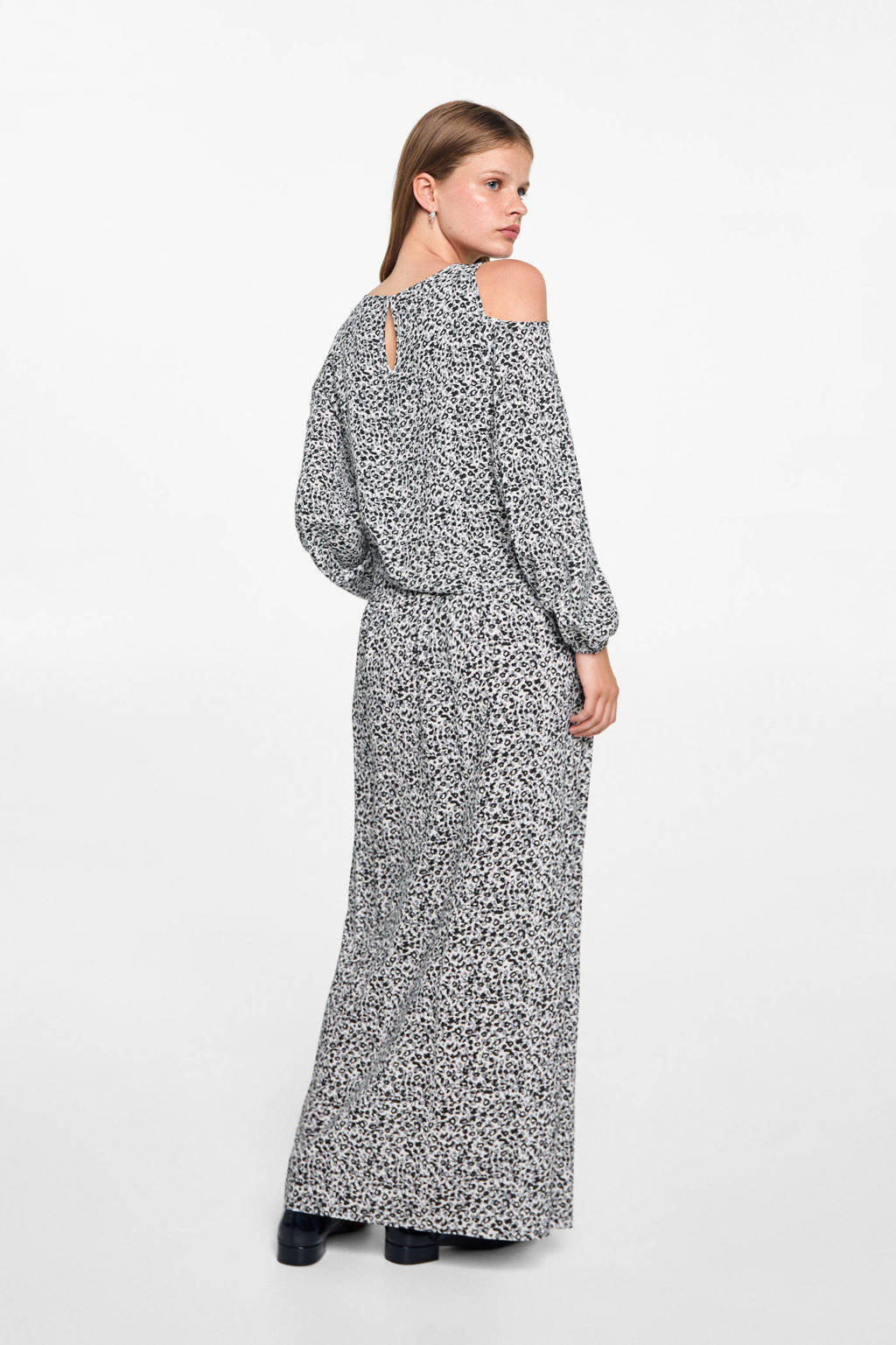 MANGO TEEN midi rok donkerblauw