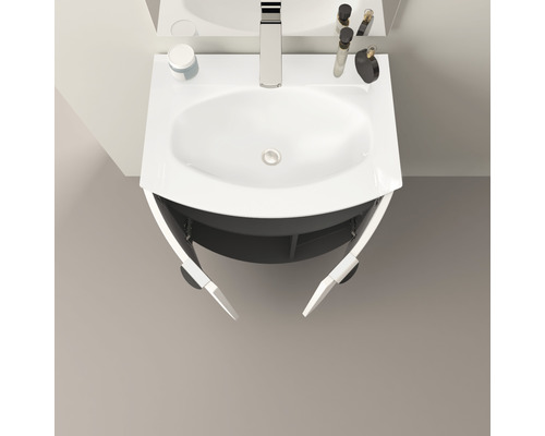 Baden Haus wastafelmeubel VAGUE 70 x 51 cm glanzend wit 82410