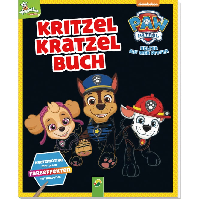 Paw Patrol - Kritzel-Kratzel-Buch
