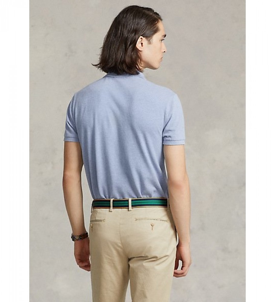 Polo Ralph Lauren Slim Fit Piqué, Azul