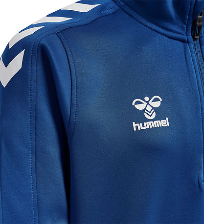 Hummel Bluse - HmlCore XK Half Zip Poly - True Blue