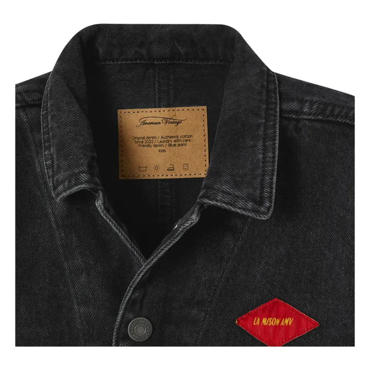 American Vintage Veste Courte Col Chemise  | Noir