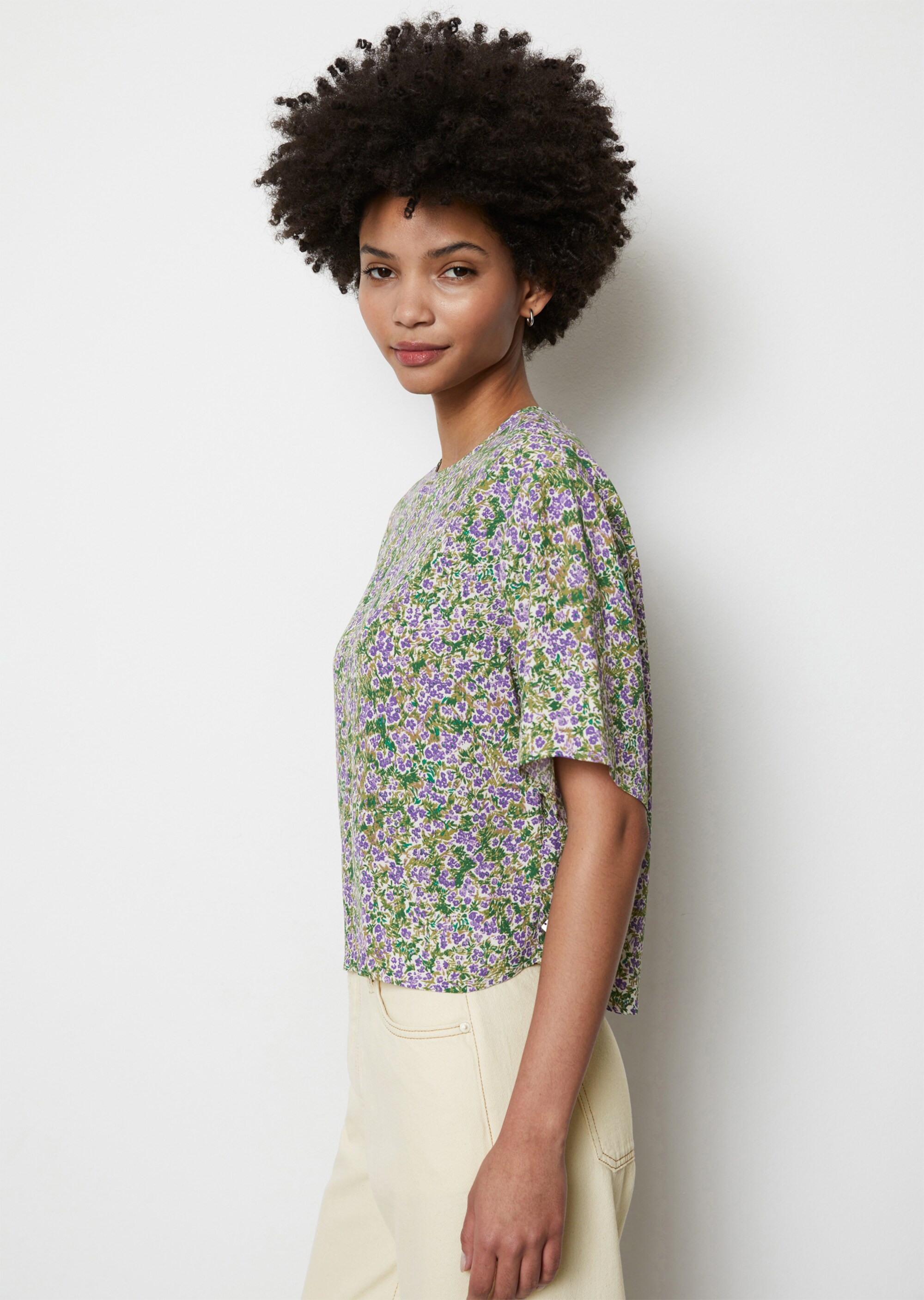 Blusen-Shirt regularaus LENZING™ ECOVERO™
