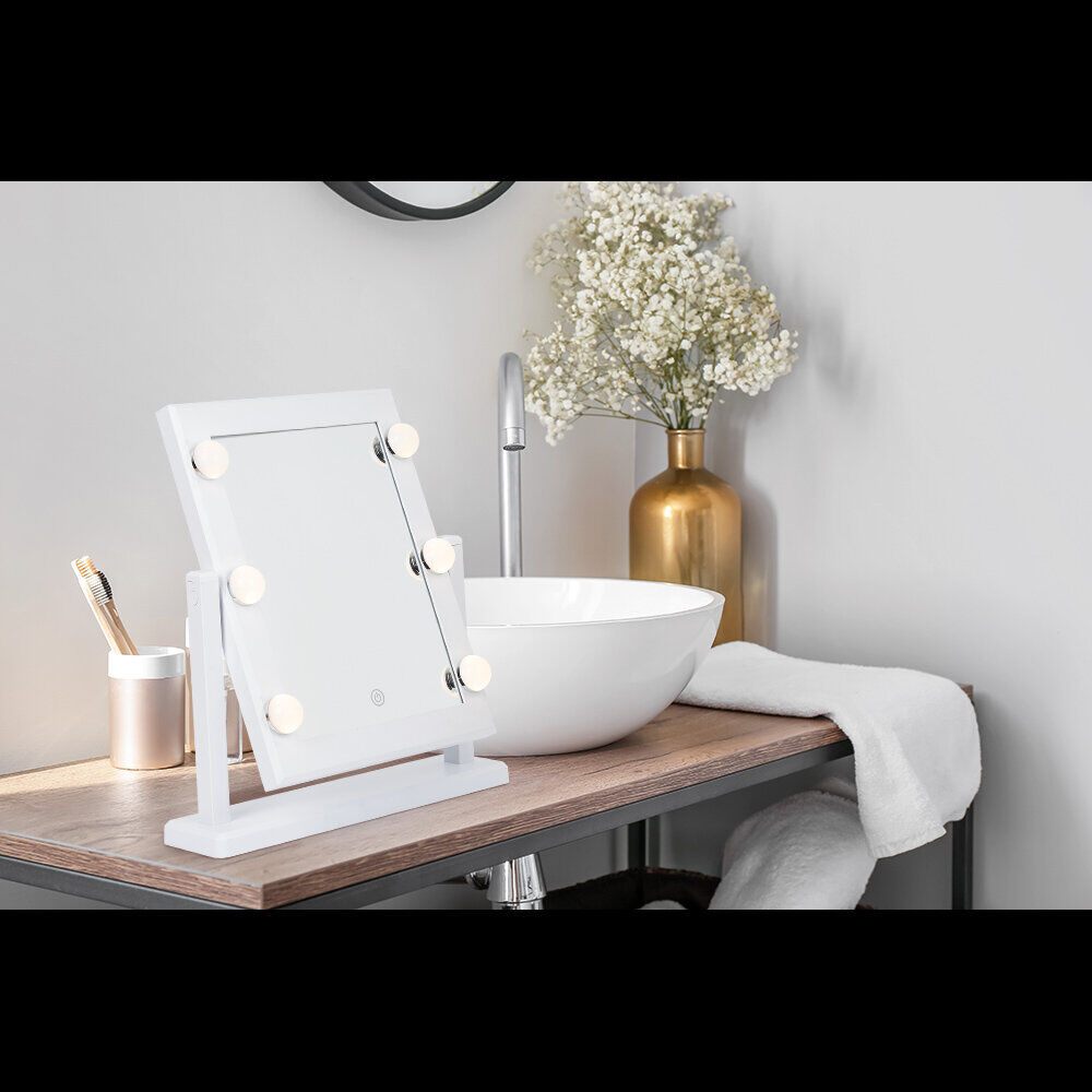 Miroir à poser avec lumière led