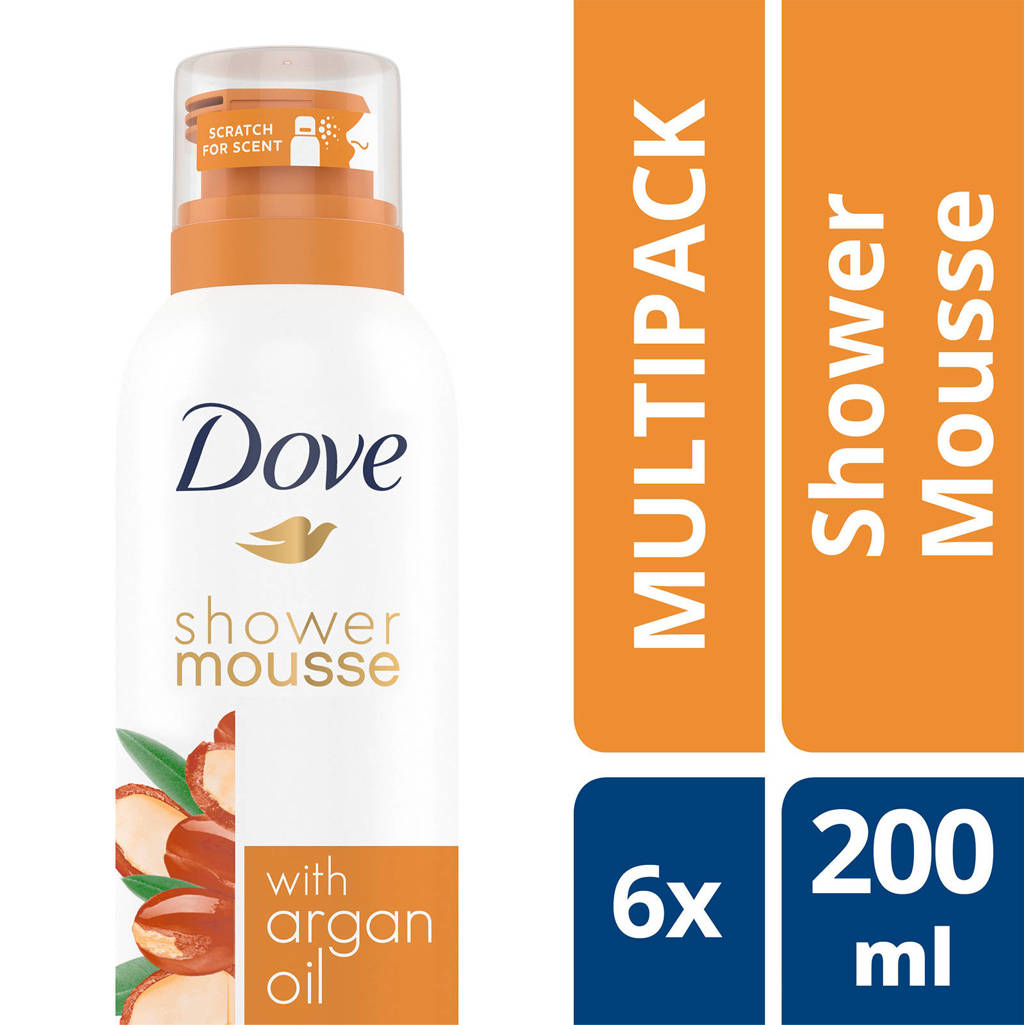 snel leegArgan Oil doucheschuim - 6 x 200 ml