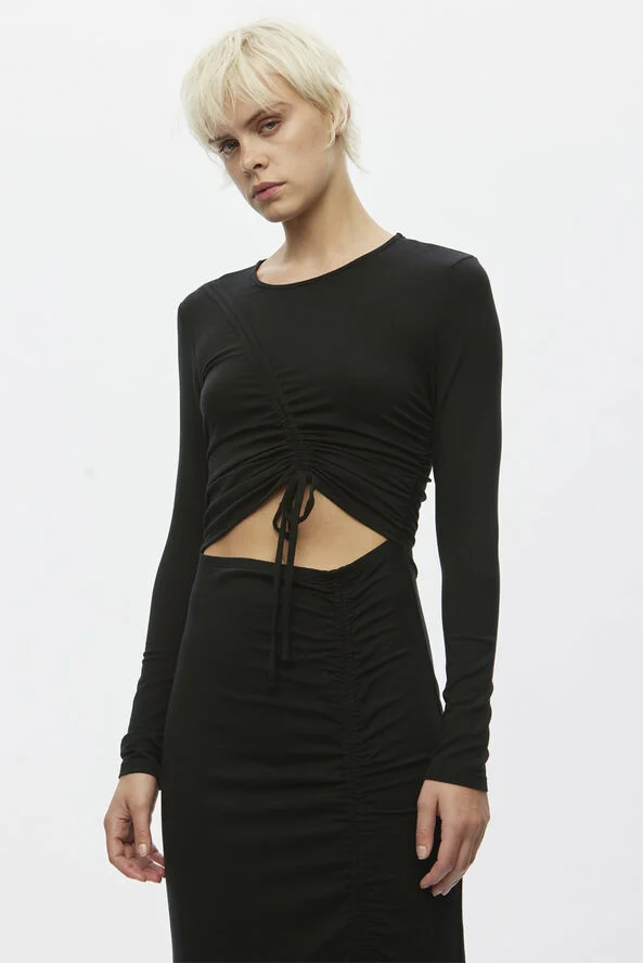 Oval Square Kate Dress Black