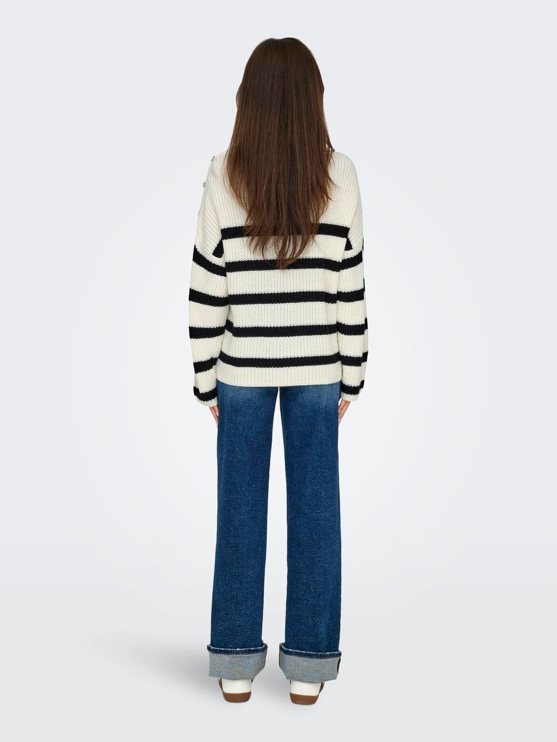 JDYJUSTY Strickpullover Eggnog