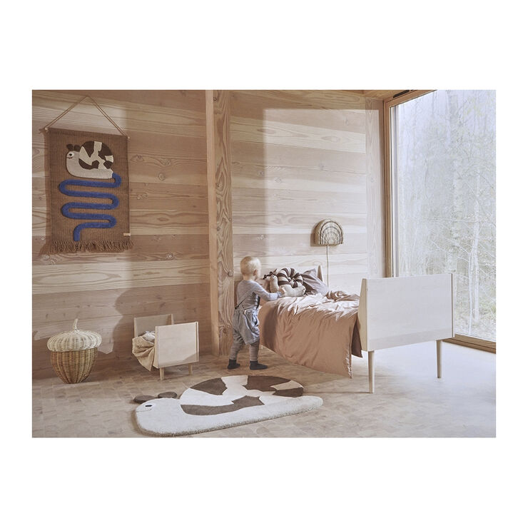 OYOY MINI Sally Snail On The Way Wall Rug Optic blue