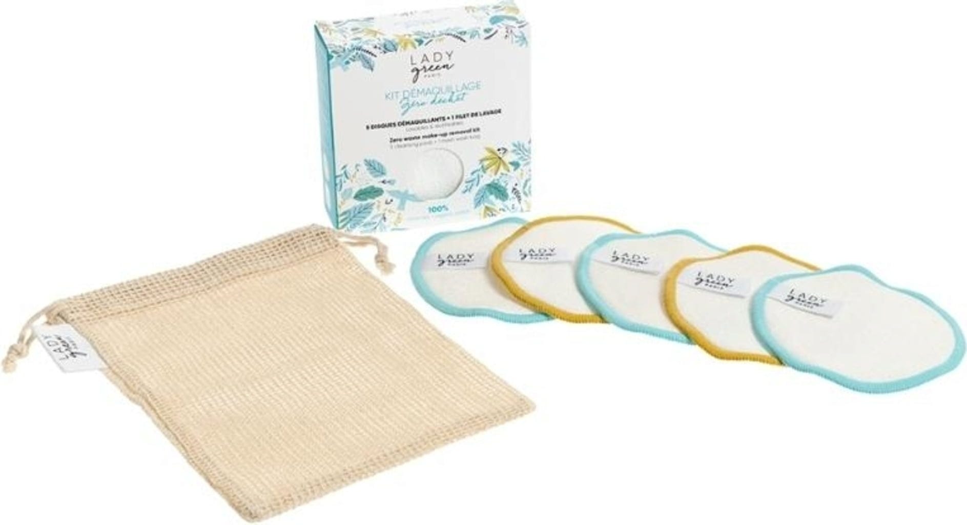Lady Green  Zero Waste Make-up Removal Kit
