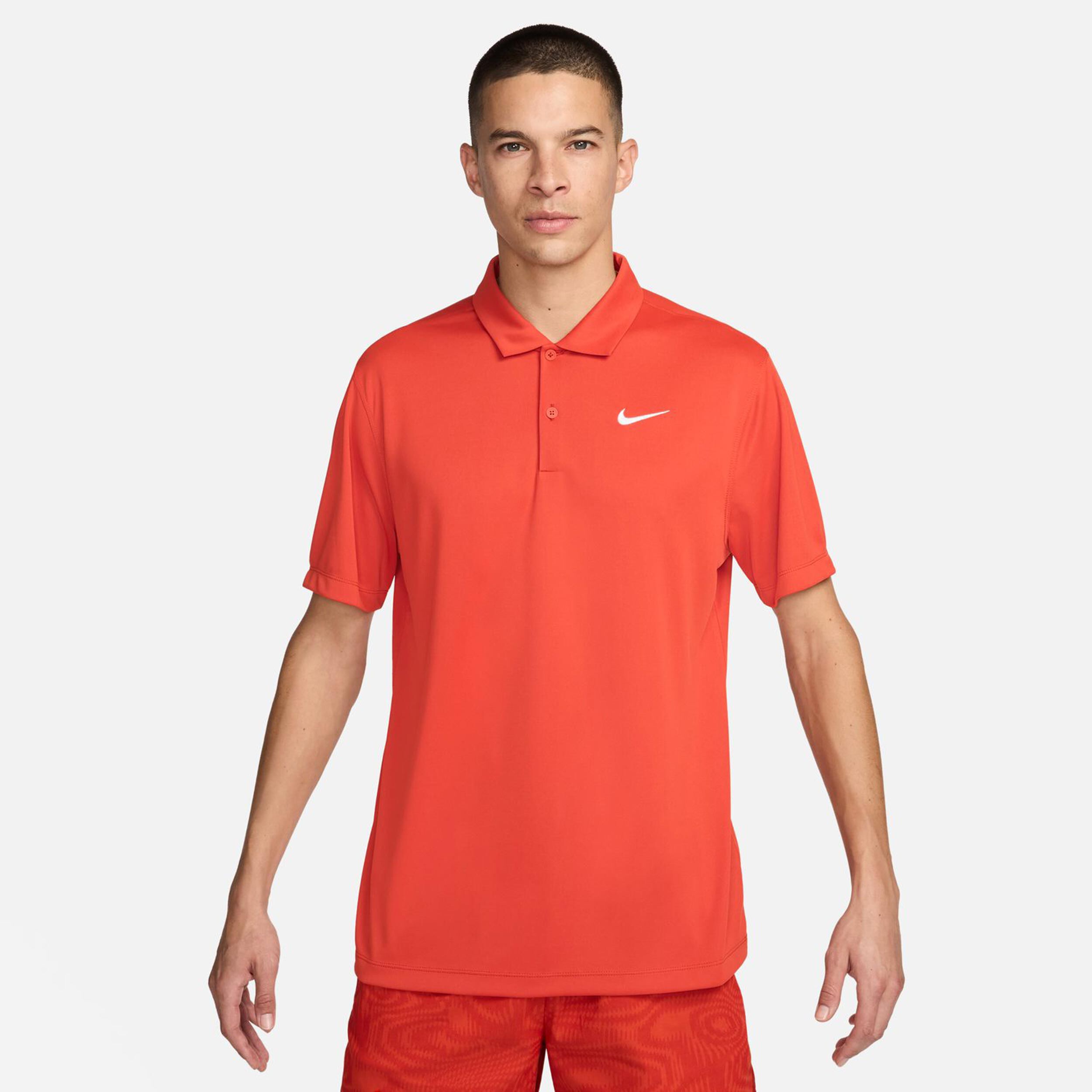Nike Dri-Fit Court Victory Solid Polo Hommes - Rouille