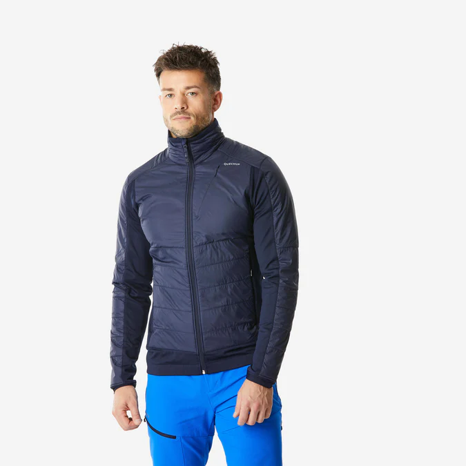 Decathlon Quechua - Jaqueta de caminhada híbrida de lã Quechua SH900 para homem