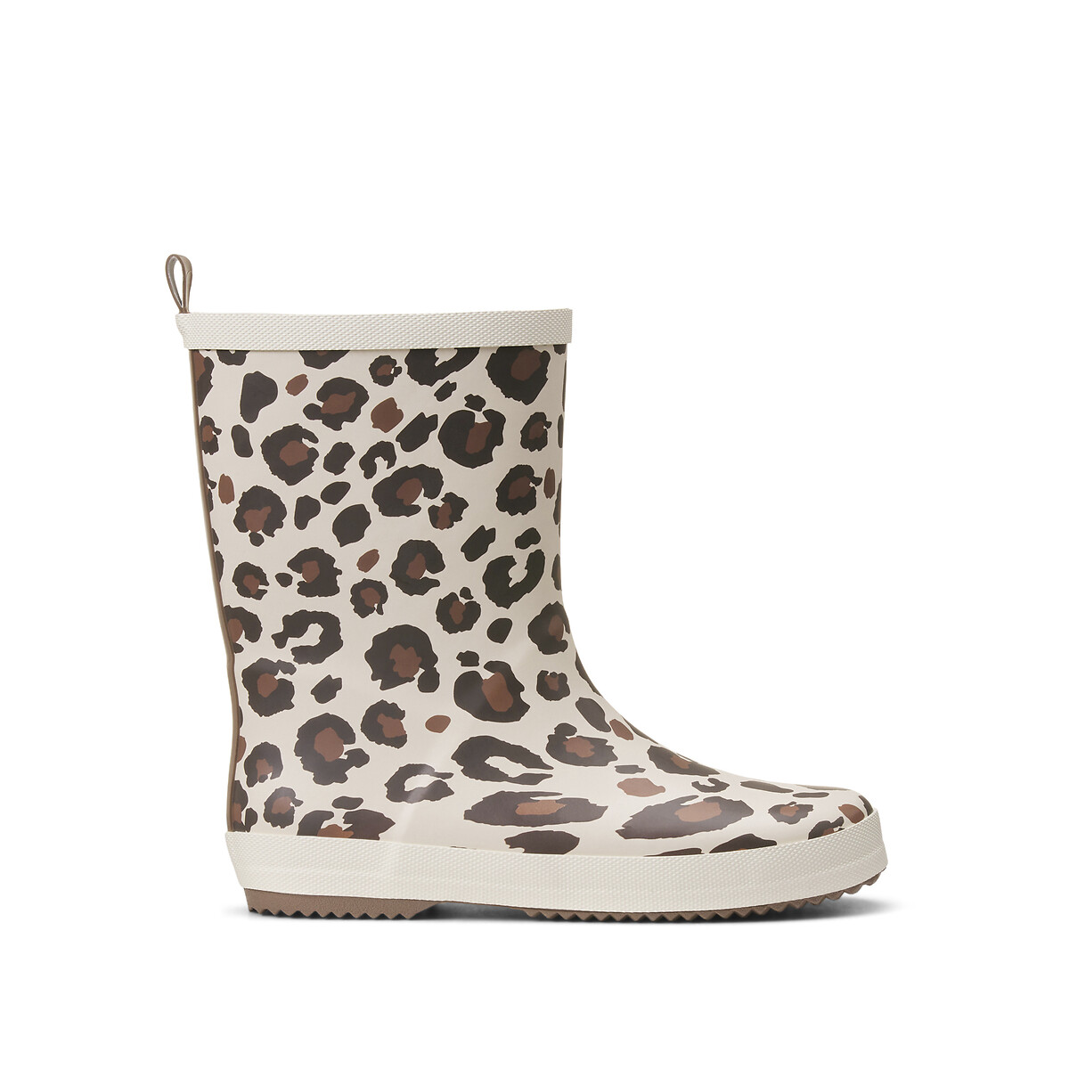 COLEÇÕES LA REDOUTE<br>Botas de chuva, estampa de leopardo