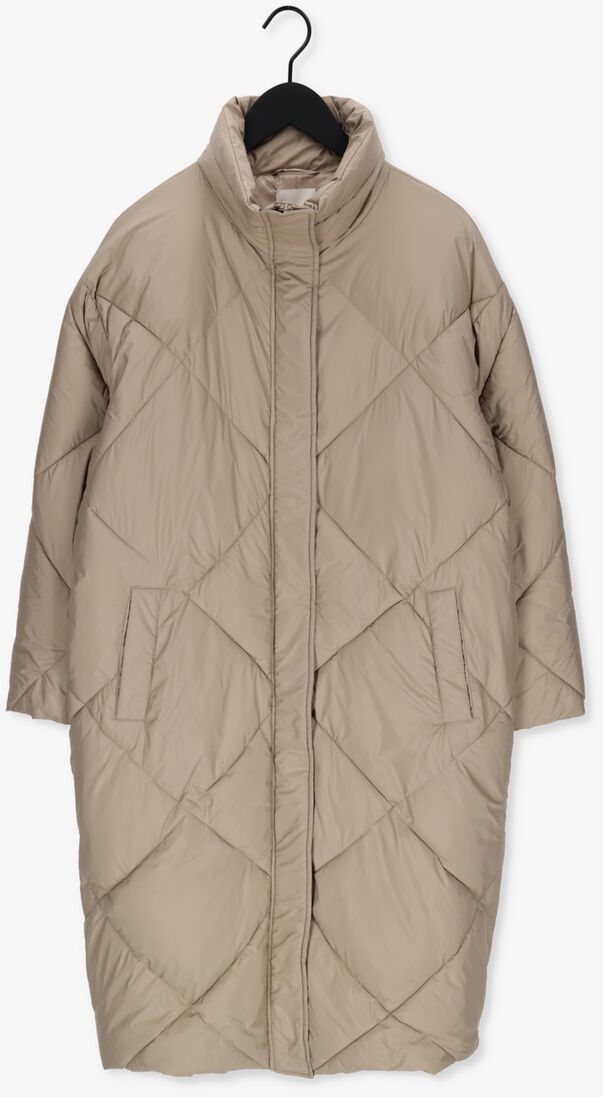 NOTRE-V beige notre-v gewatteerde jas puffer diamond