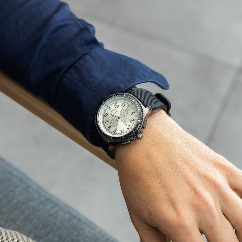 Superbe Montre Homme Silicone Noir GIORGIO