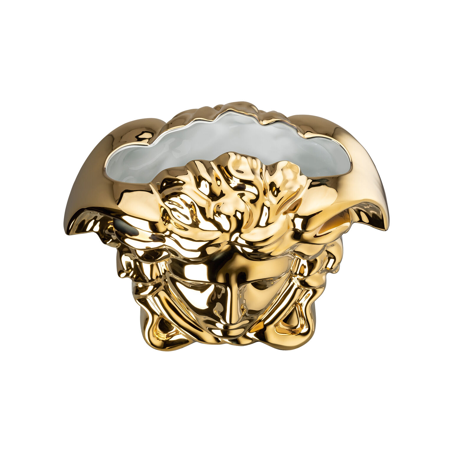 Medusa Grande Gold Vase 21 cm