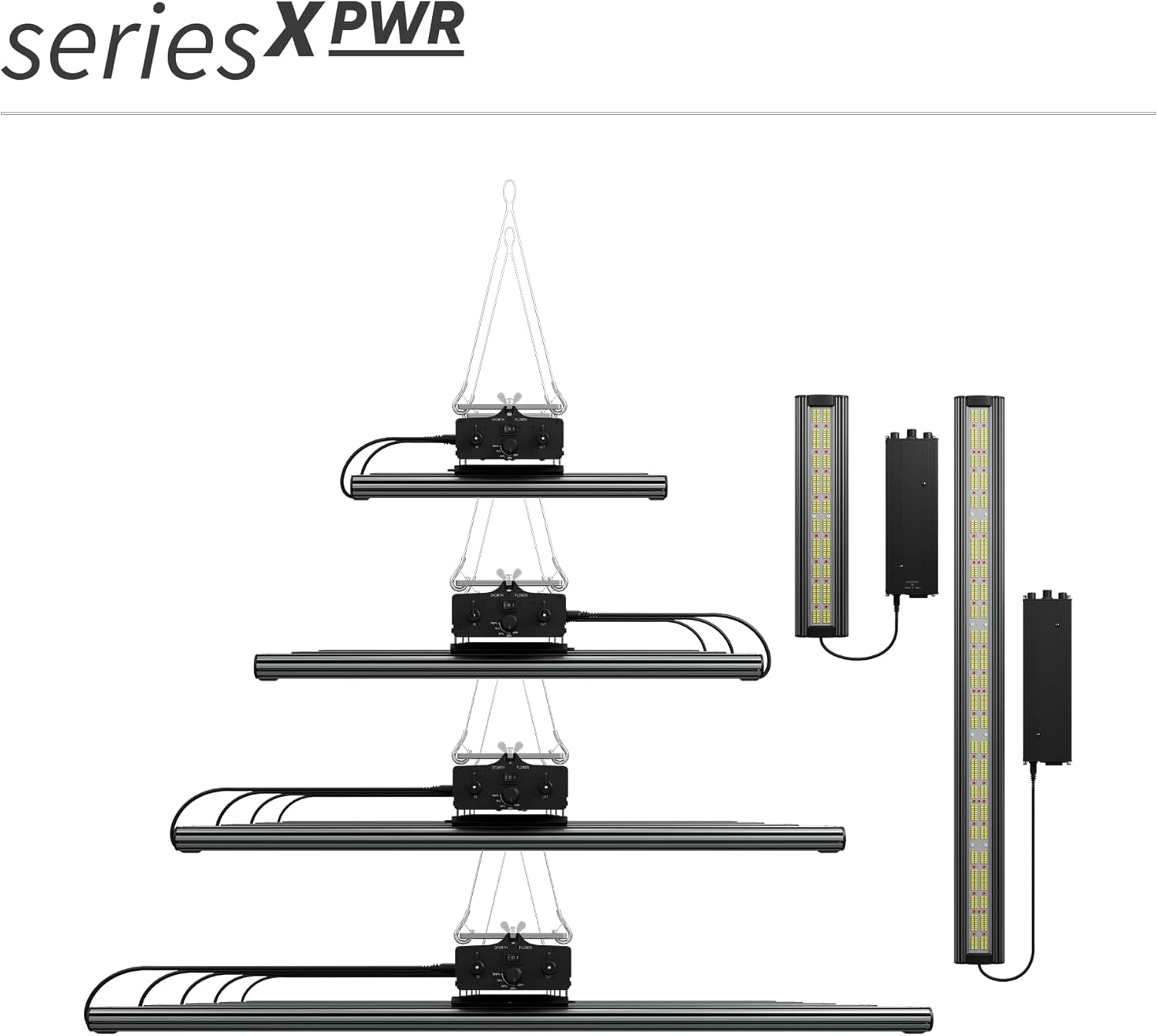 160W Greenception GCx-4 PWR Grow LED Pflanzenlampe - ideales Pflanzenlicht mit UV & IR für maximale Wirkstoffe und Terpene - Seperater Modus für Wachstum & Blüte