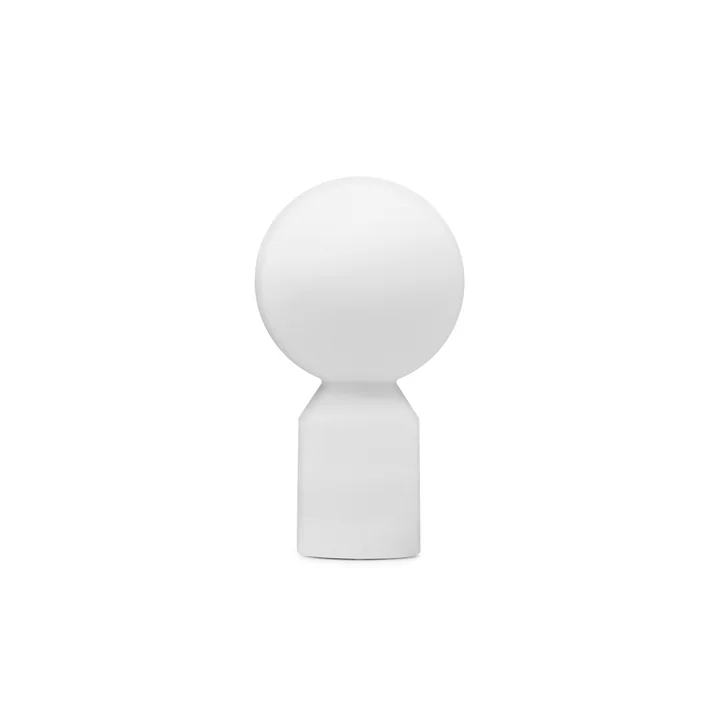Normann Copenhagen - Yo LED Tischleuchte mit Akku, weiss, small, H 27 x Ø 15 cm